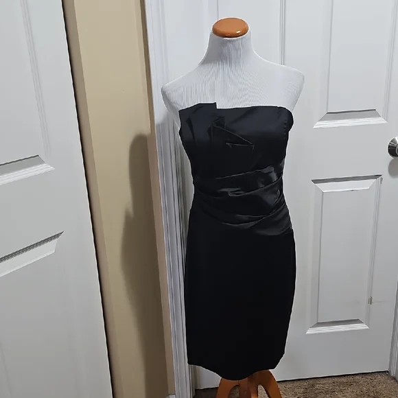 black sequin homecoming dress Black Beauty Sequin Strapless Homecoming Dress – Expectations Too